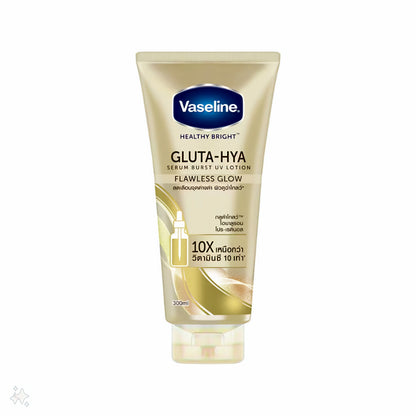 Vaseline Gluta-HYA Serum Burst UV Lotion Flawless Glow 300ml