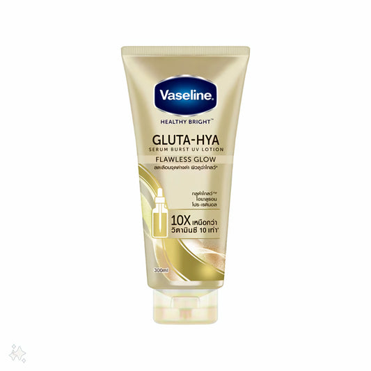 Vaseline Gluta-HYA Serum Burst UV Lotion Flawless Glow 300ml