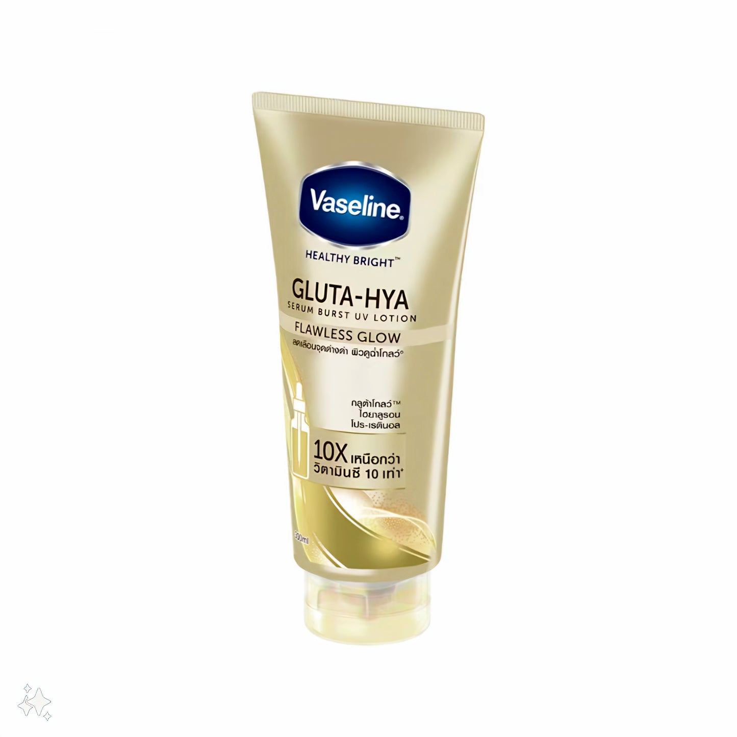 Vaseline Gluta-HYA Serum Burst UV Lotion Flawless Glow 300ml