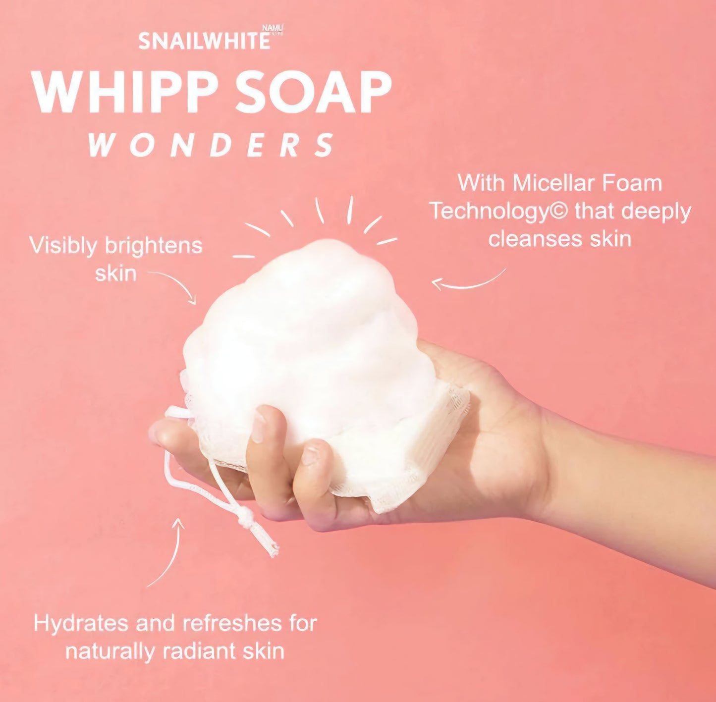 Snailwhite Whipp Soap 100g