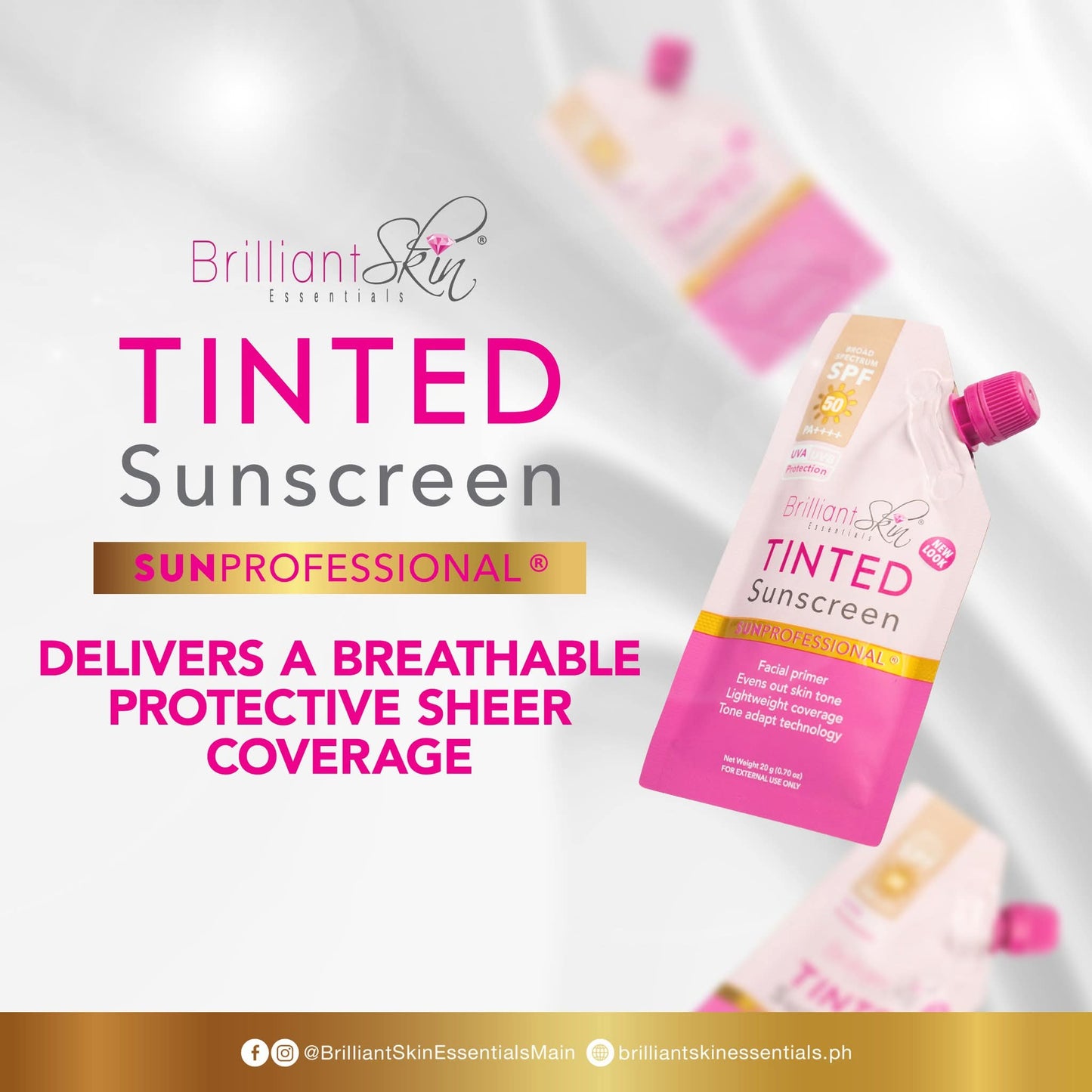 Brilliant Skin Essentials Tinted Sunscreen 20g (NEW and IMPROVED)