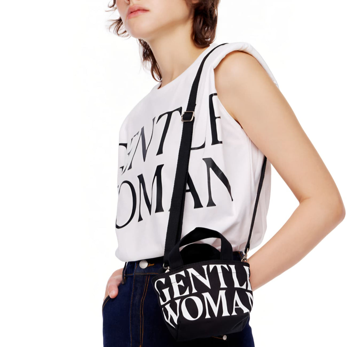 GW Micro Canvas Tote - Black