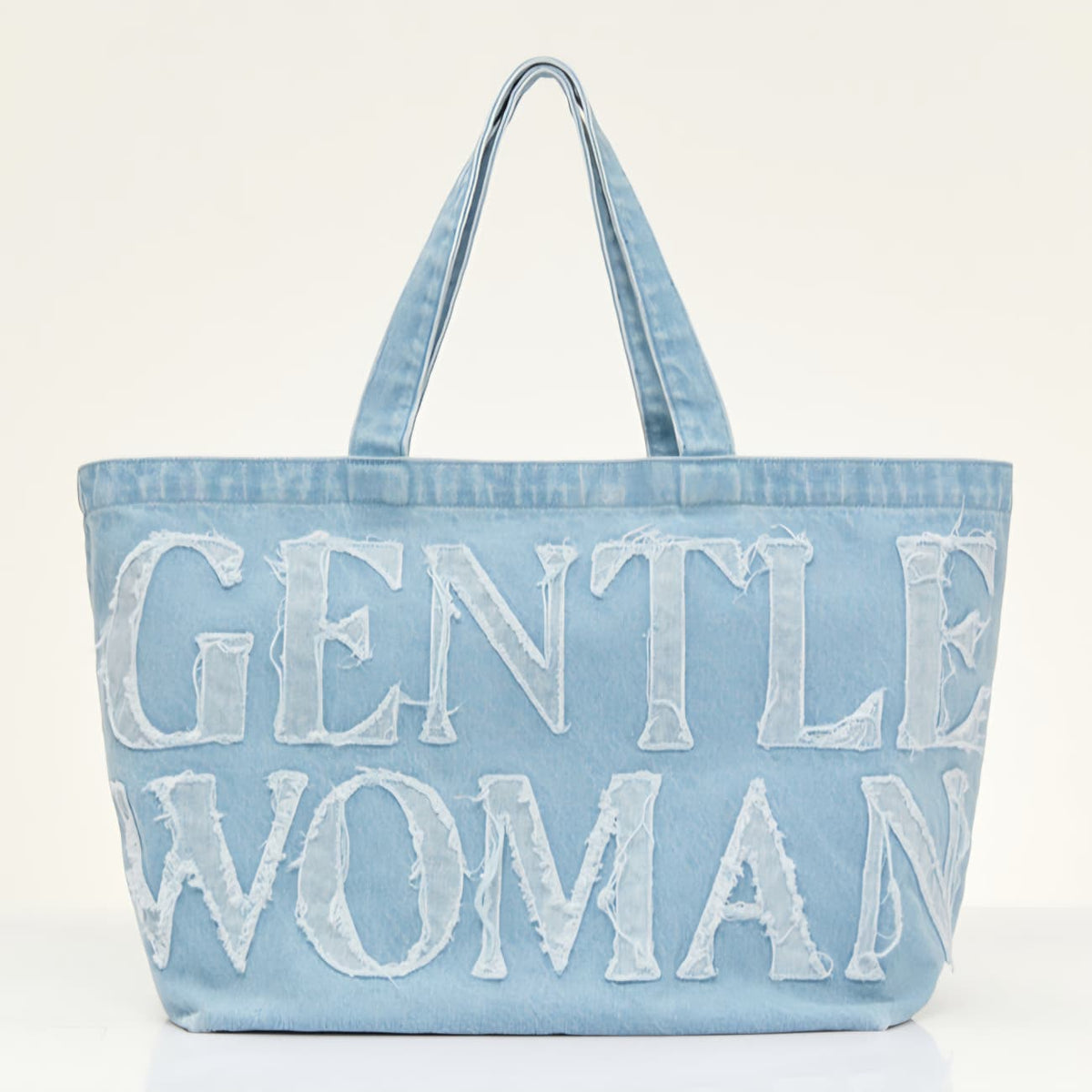 GW Denim Tote - Sky Blue
