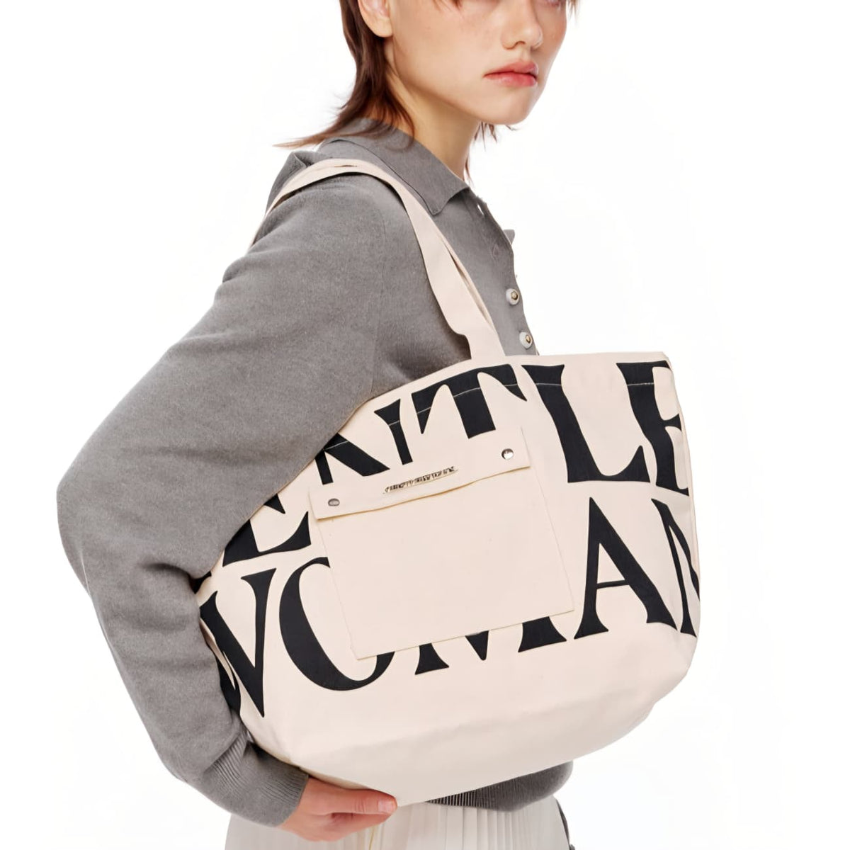 GW Plain Wall Tote - Cream