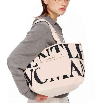 GW Plain Wall Tote - Cream