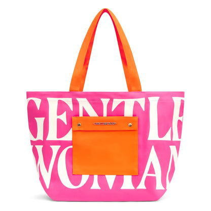 GW Painted Wall Tote - Hot Pink
