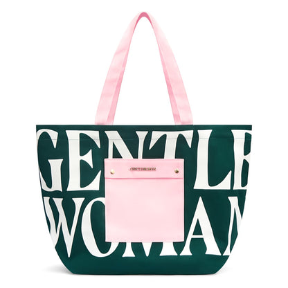 GW Painted Wall Tote - Green