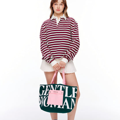 GW Painted Wall Tote - Green