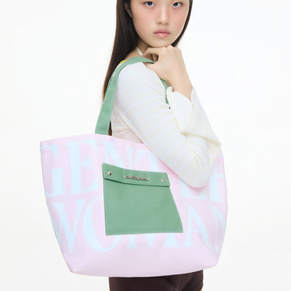 GW Painted Wall Tote - Pink