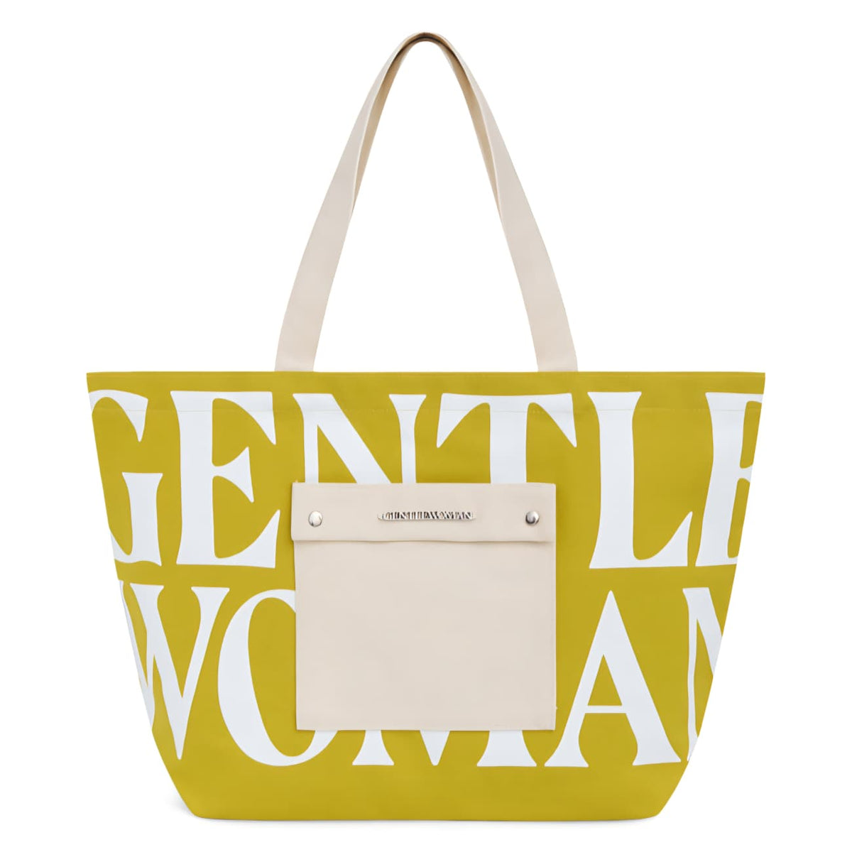 GW Painted Wall Tote - Apple Green