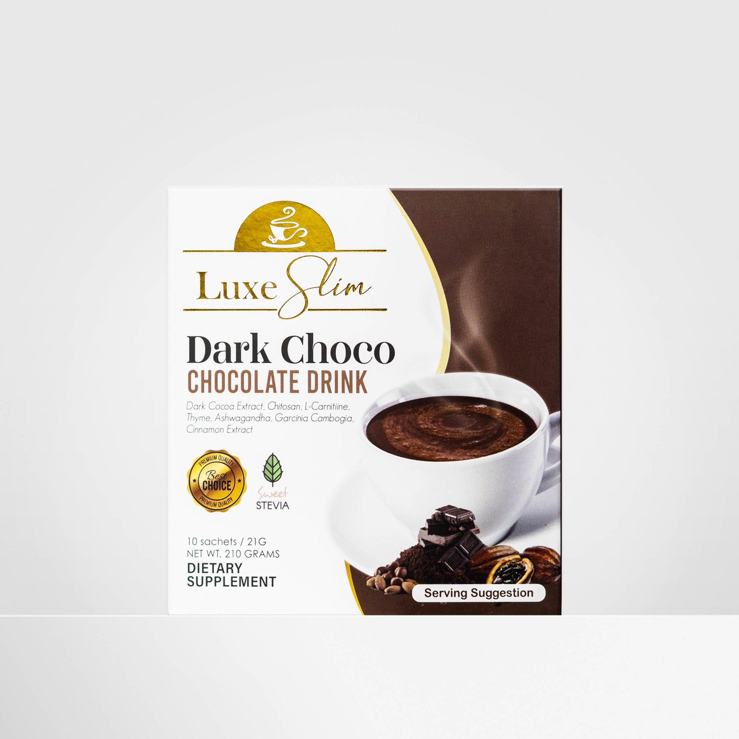 Luxe Slim Dark Choco (10 sachets)