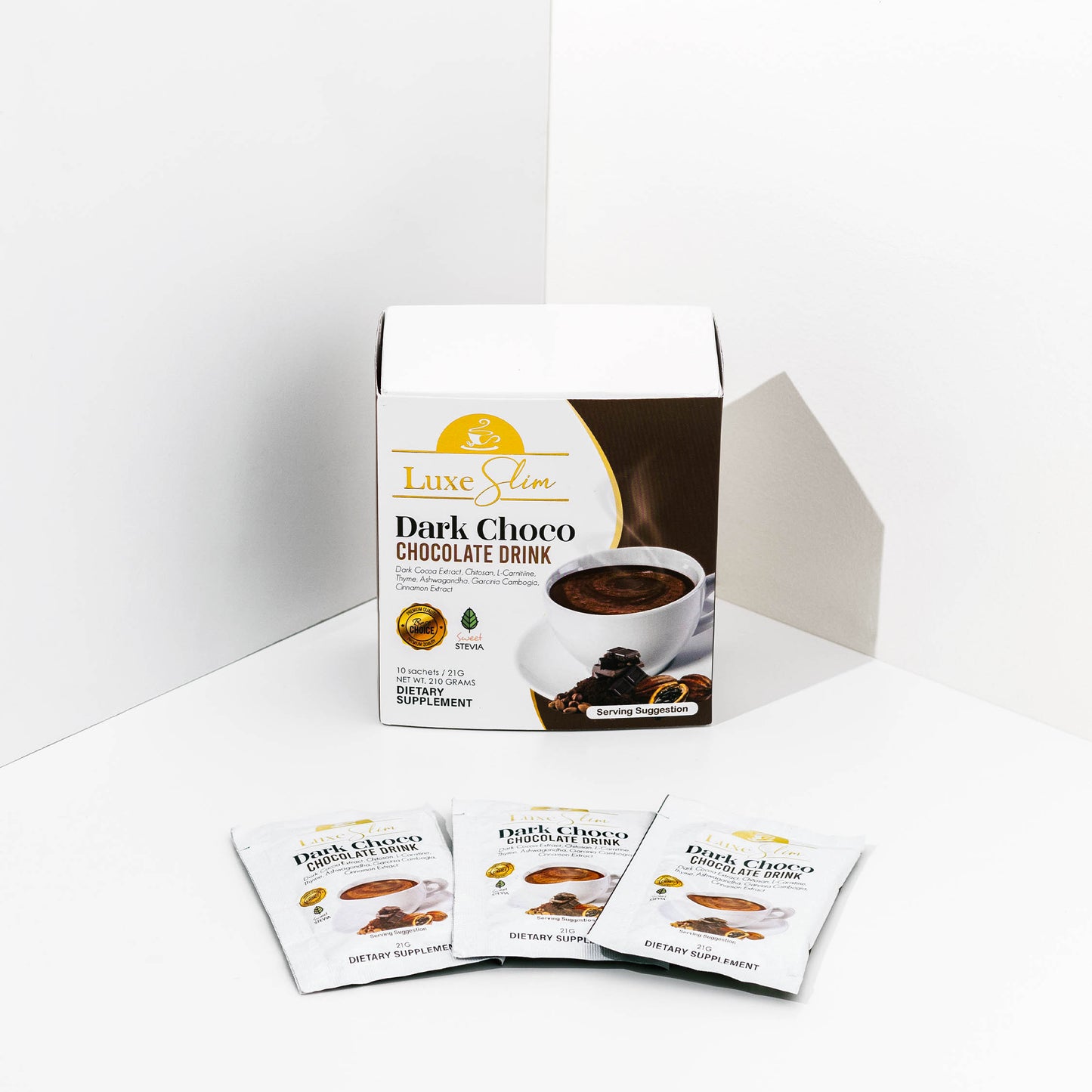 Luxe Slim Dark Choco (10 sachets)
