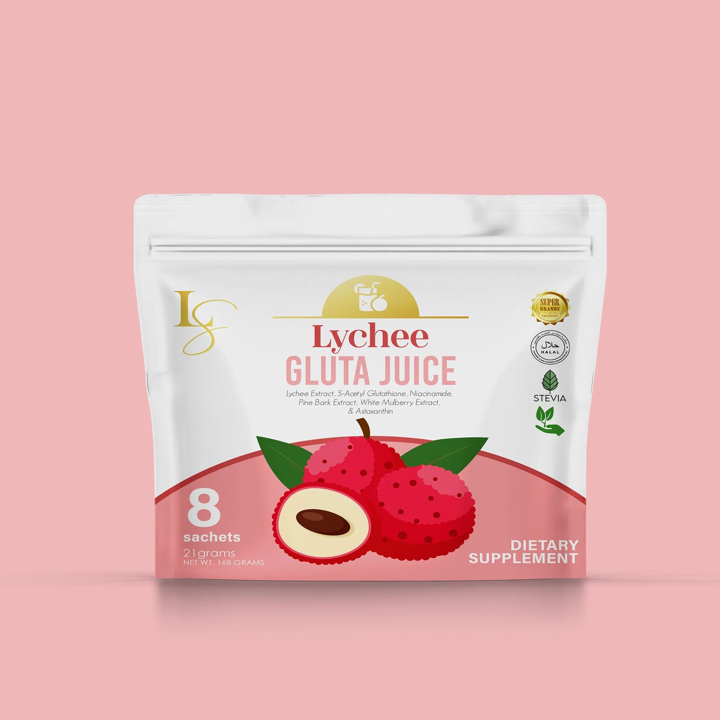 Luxe Slim Lychee Gluta Juice (8 sachets)