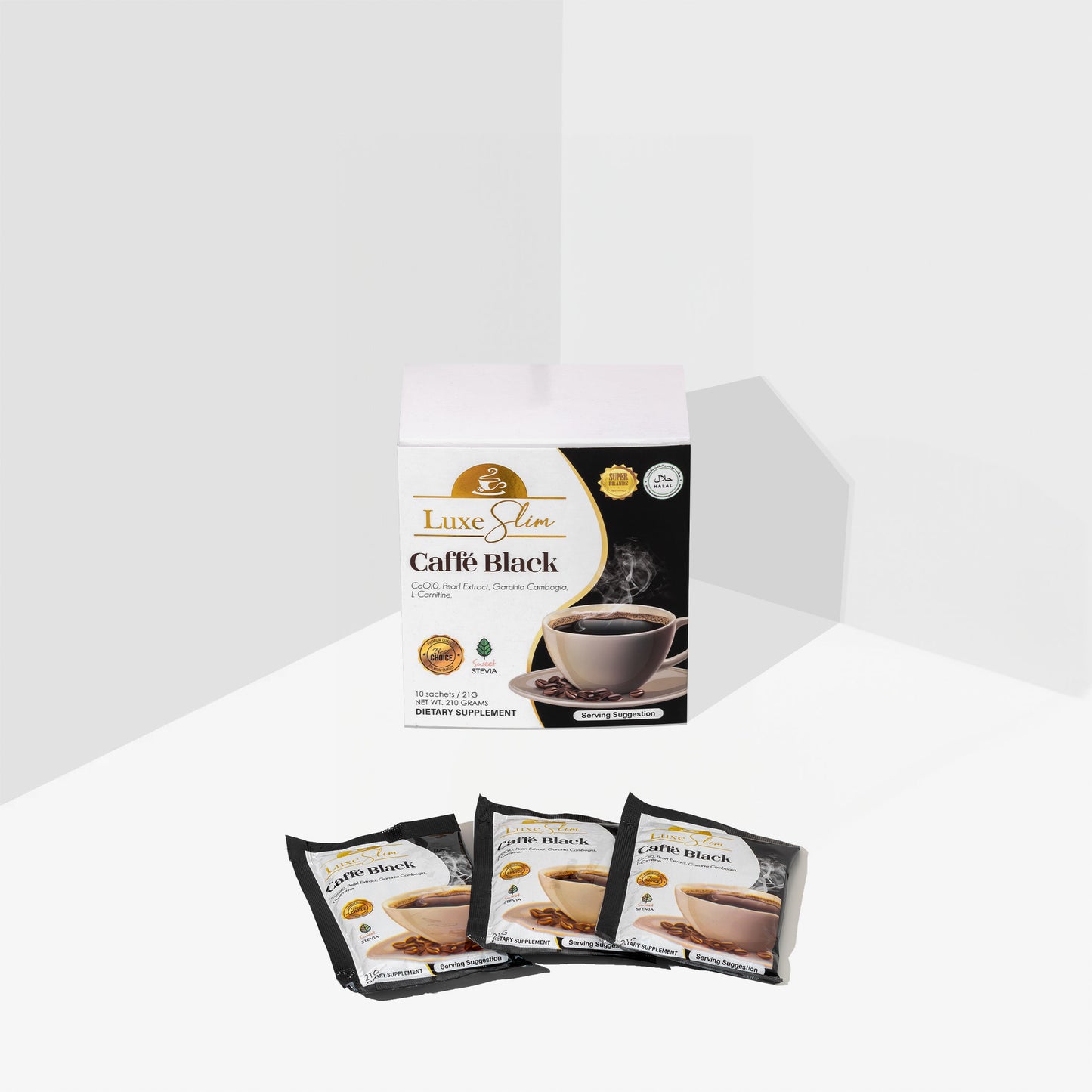 Luxe Slim Caffé Black (10 sachets)