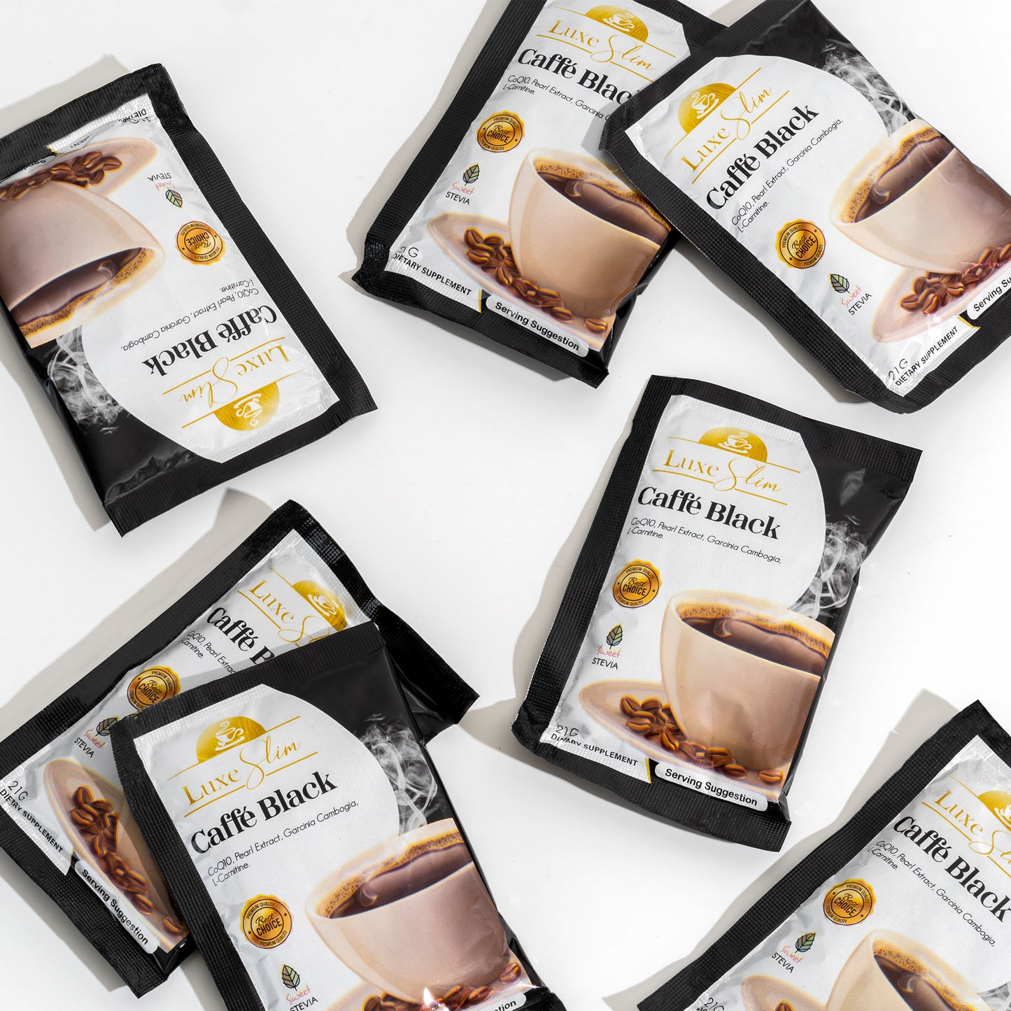 Luxe Slim Caffé Black (10 sachets)