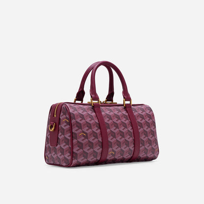 Enzo Mini Duffle Bag - Burgundy
