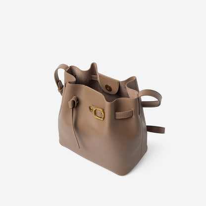 Oxford Bucket Bag - Mocha
