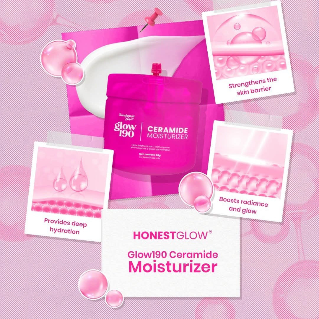 HonestGlow Glow 190 Ceramide Moisturizer 50g