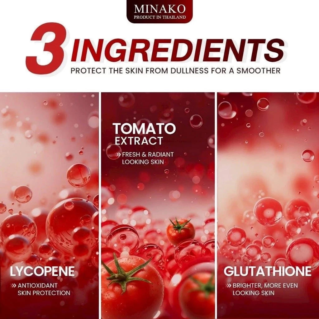 Minako Tomato Extract & Gluta Body Lotion 500ml