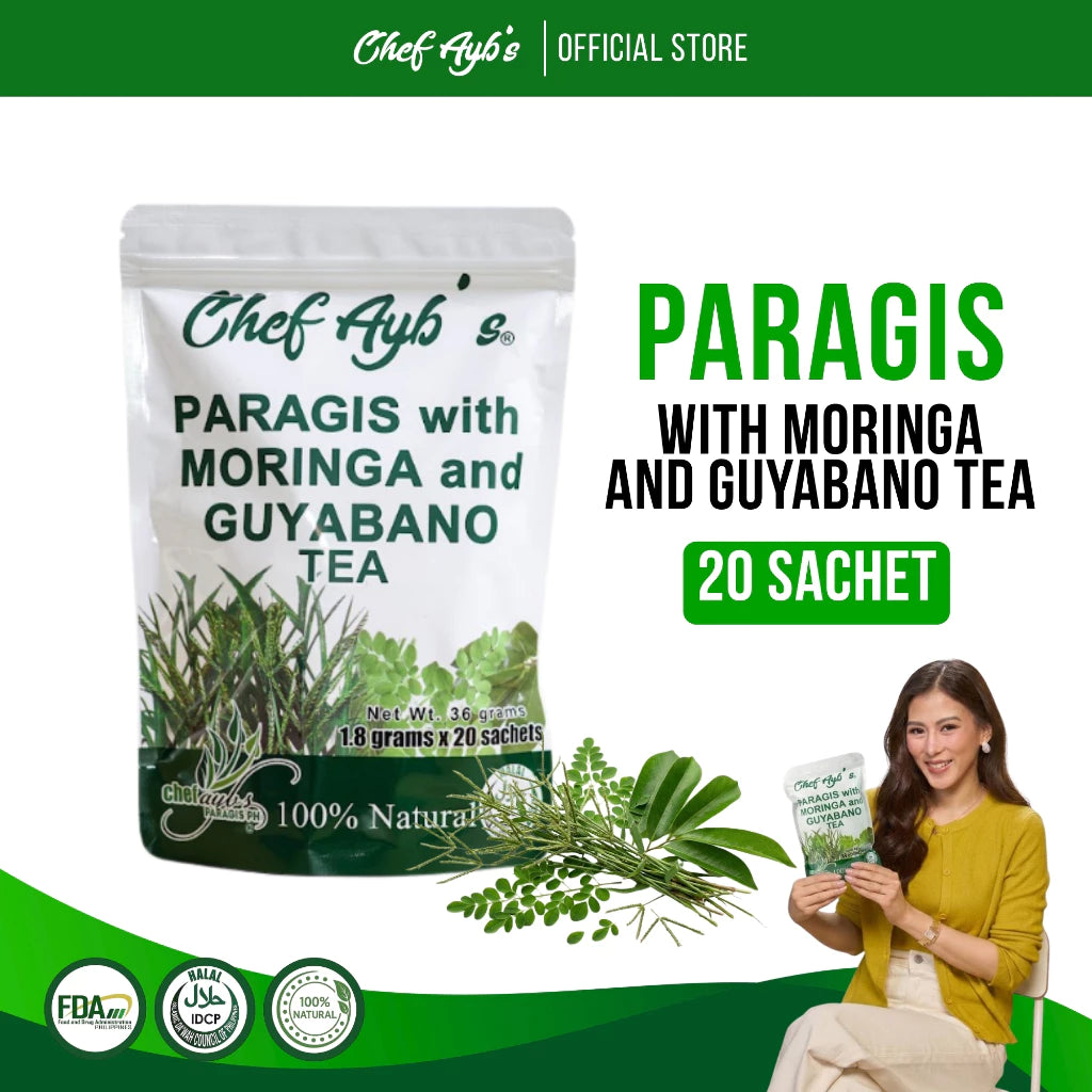 Chef Ayb's Paragis with Moringa and Guyabano Tea (20 bags)