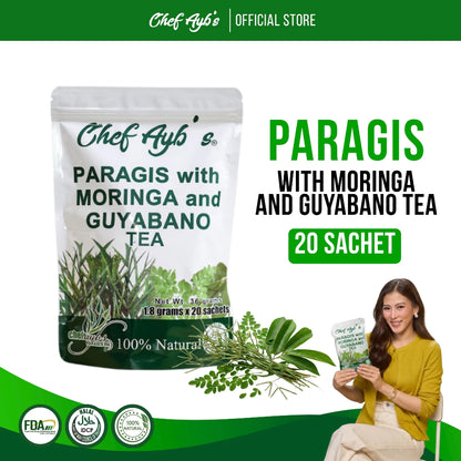 Chef Ayb's Paragis with Moringa and Guyabano Tea (20 bags)