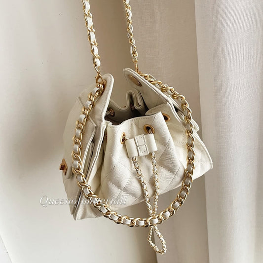 Calf Mini (Genuine Leather) - Craie