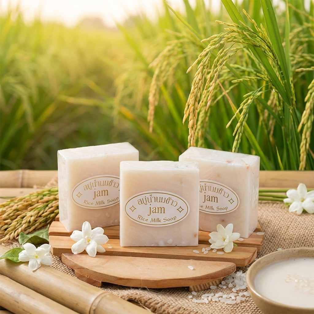 Jam Rice Milk Soap Gluta + Collagen
