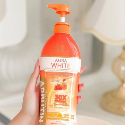 Deli Skin Aura White Intensive Whitening Body Lotion 500ml