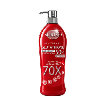SORIKO Glutathione 70X Body Lotion SPF 50 PA++++ 500ml