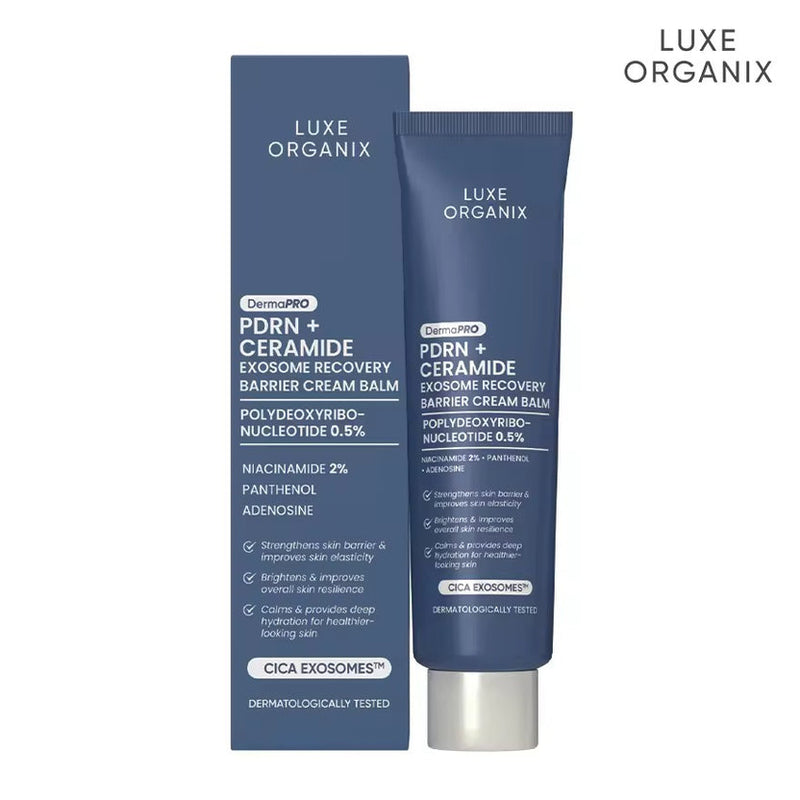 Luxe Organix DermaPRO PDRN+Ceramides Exosome Recovery Barrier Cream Balm 30g
