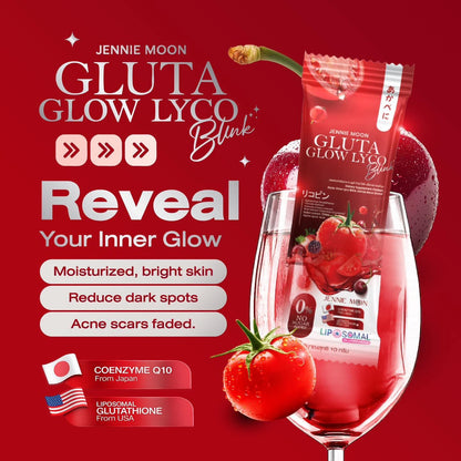 JENNIE MOON Gluta Glow Lyco Blink (30 Sachets)