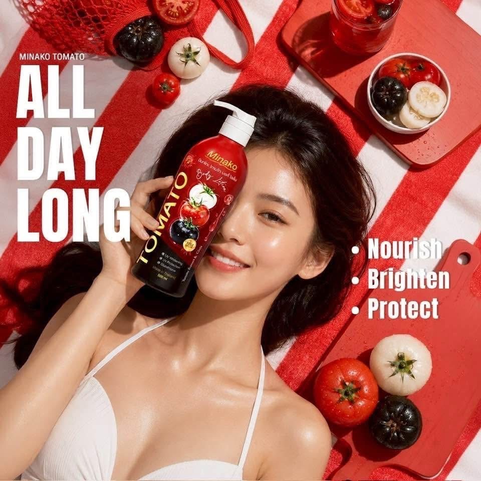 Minako Tomato Extract & Gluta Body Lotion 500ml
