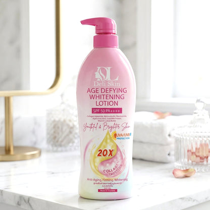 Deli Skin Age Defying Whitening Lotion SPF50 PA++++ 500ml