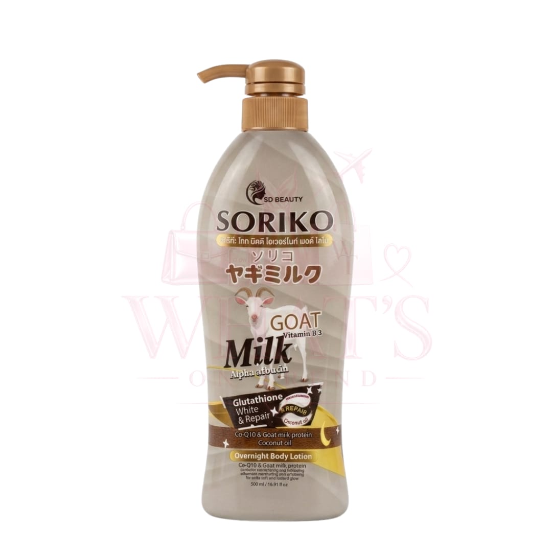 Soriko Goat Milk Overnight Body Lotion 500ml